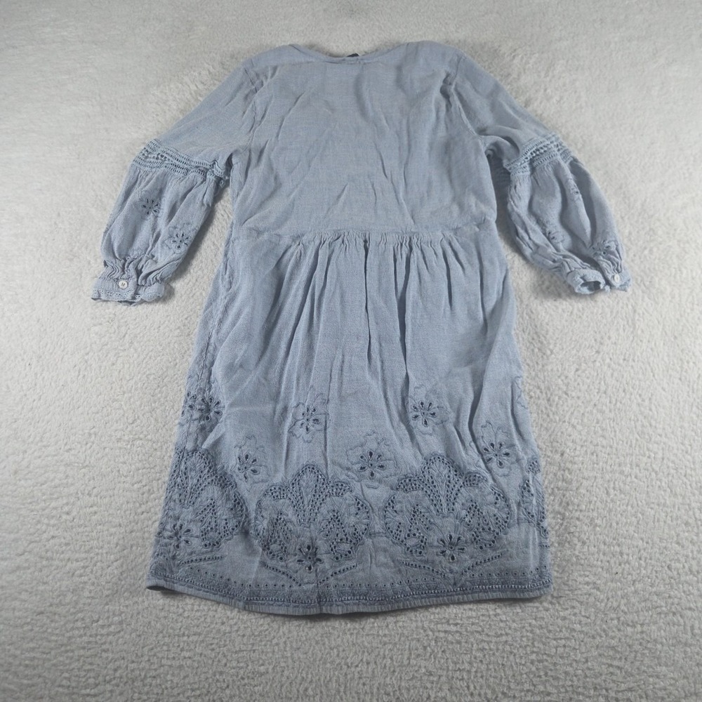 Tommy Bahama Womens Small Linen Viscose Cotton Dress Embroidered - Picture 6 of 10